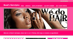 Desktop Screenshot of bondshairstyles.com